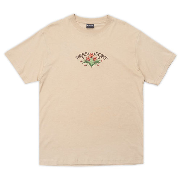 Passport Organic Bloom T-Shirt - Sand - Streetart.fr
